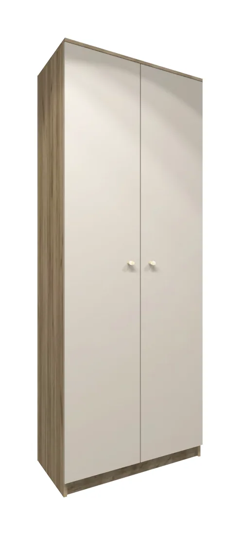 Шкаф «Кашемир» 75х50х210 см (штанга,полки)